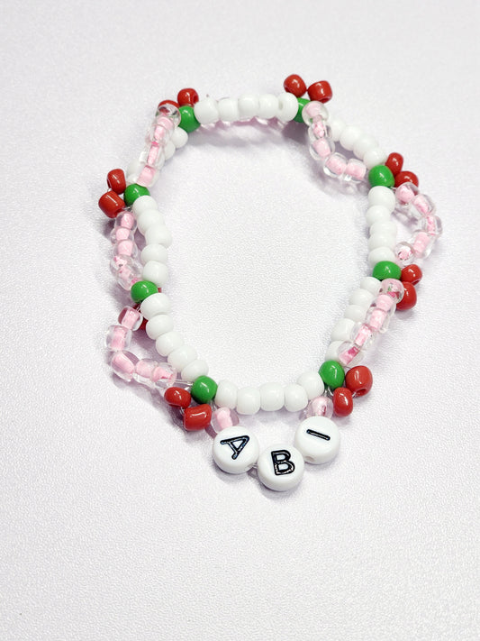 Costume cherry bracelet