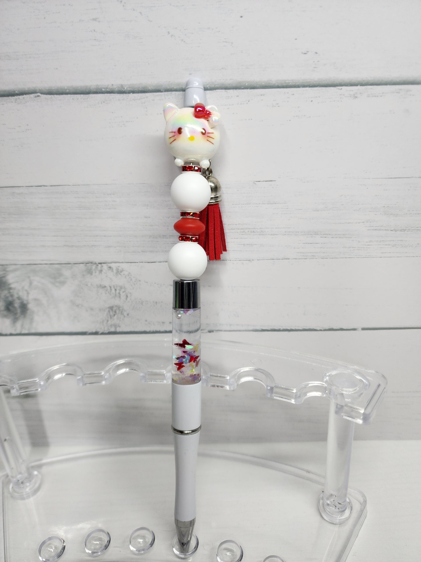 Hello kitty snowglobe pen