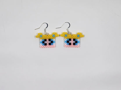 The incredible defenders perler beads earrings